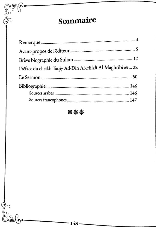 Le sermon triomphant du Sultan
