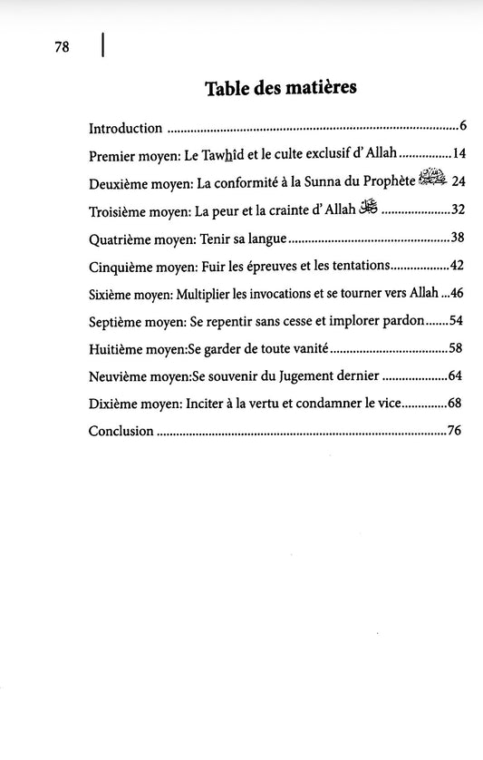 Dix Moyens de Sauver Son Âme - Abd Ar-Razzak Al Badr