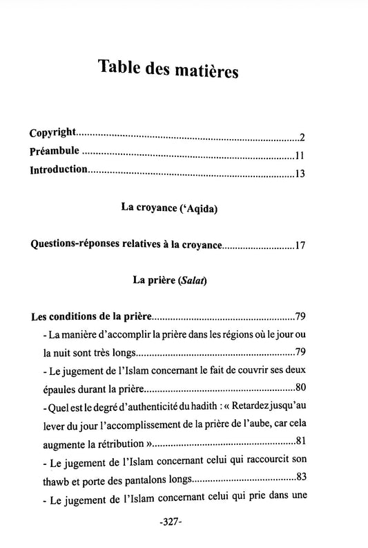 Cadeau précieux destiné aux frères, en des réponses de grand intérêt sur les piliers de l'Islam, d'Ibn Baz