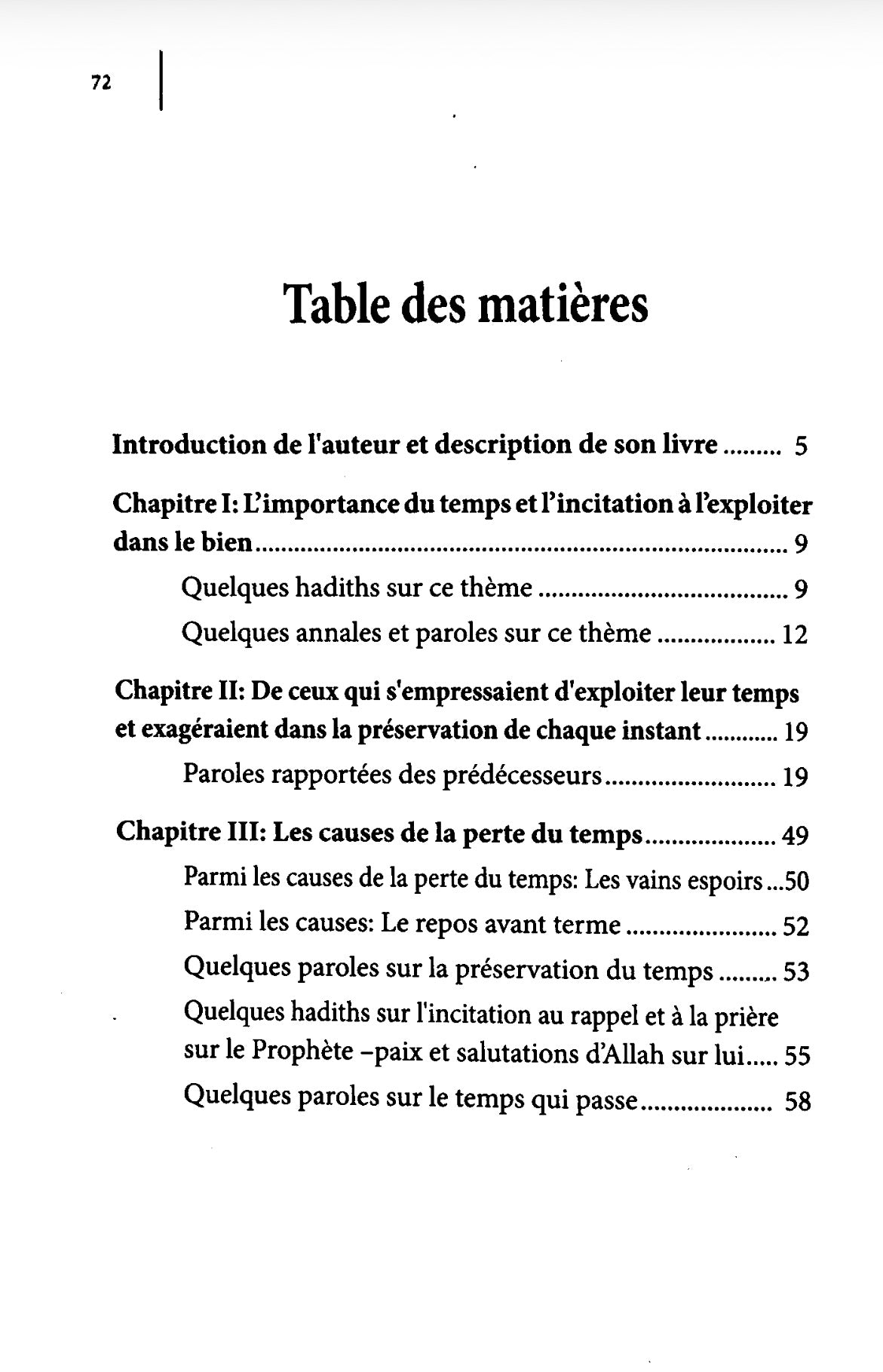 La Préservation du Temps, de Abu al-Faraj Ibn al-Jawzi
