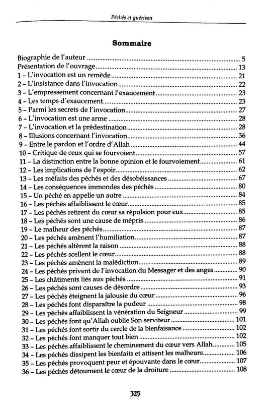 Péchés et Guérison