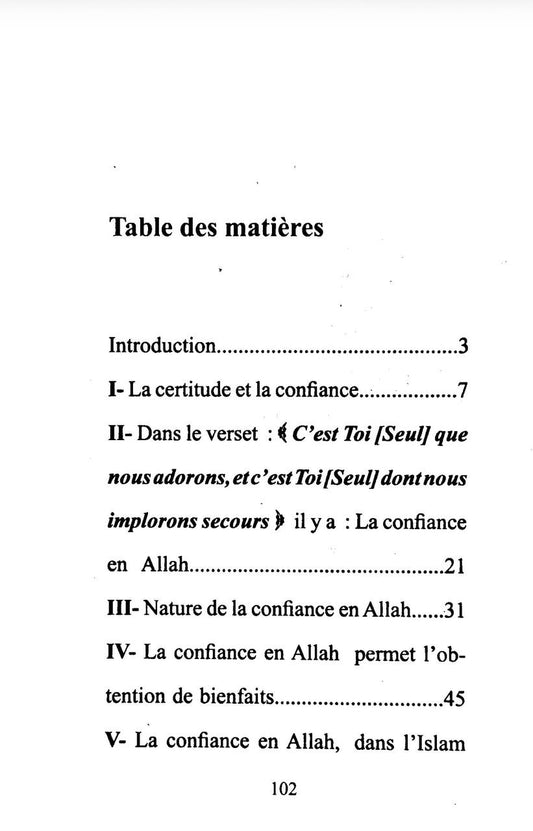 La confiance en Allah – Le Tawakkul expliqué