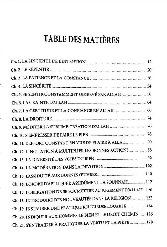 Riyad As-Salihin (Arabe - Français)