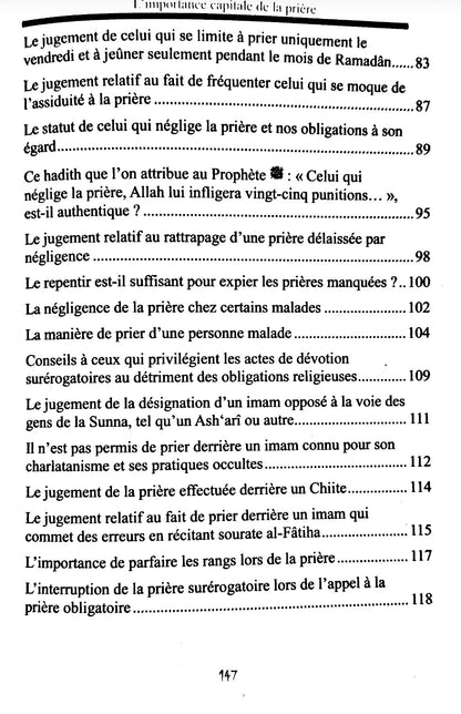 L’importante capitale de la prière - ´Abdel-‘Aziz Ibn ‘Abdallah Ibn Bâz