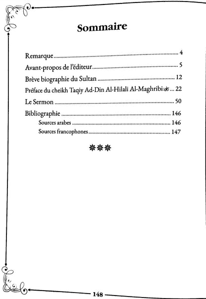 Le sermon triomphant du Sultan
