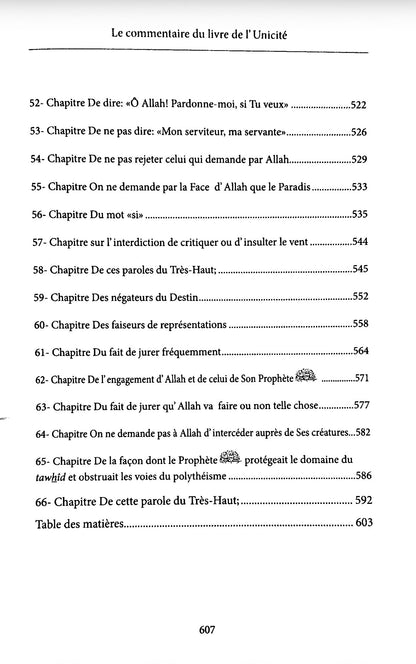 Charh Kitab At-Tawhid : Le Commentaire Du Livre de L'Unicité, par Abd Ar-Rahmân Ibn Nâsir Ibn Sa'dî