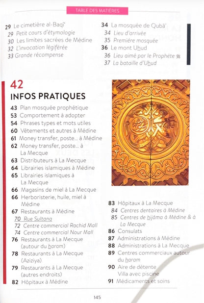 Le guide de la Mecque et Médine