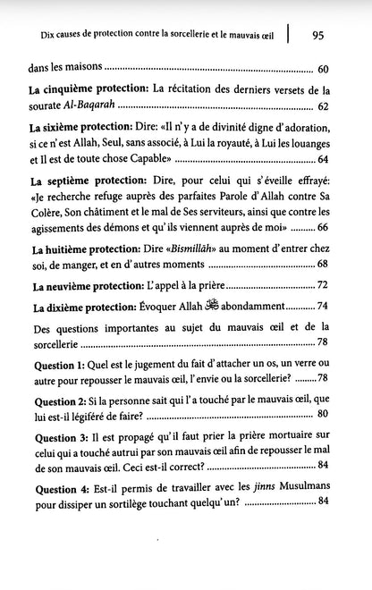 Dix causes de protection contre la sorcellerie et le mauvais œil
