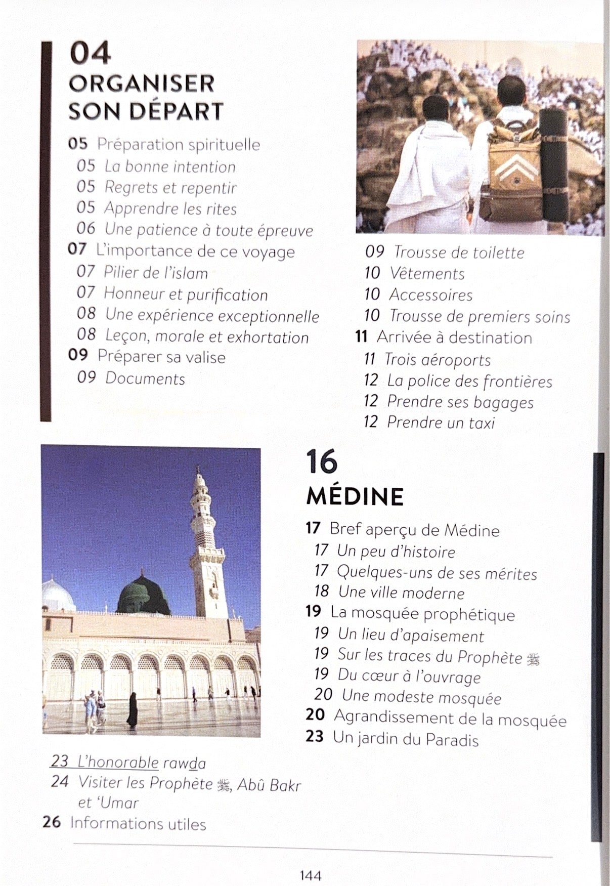 Le guide de la Mecque et Médine