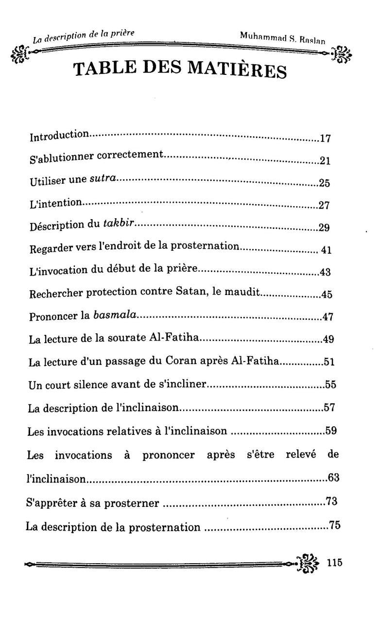 La description de la prière du Prophète ﷺ – Cheikh Raslan