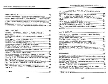 Réponses des grands savants: aux questions des musulmans d'Occident II