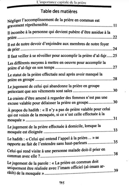 L’importante capitale de la prière - ´Abdel-‘Aziz Ibn ‘Abdallah Ibn Bâz
