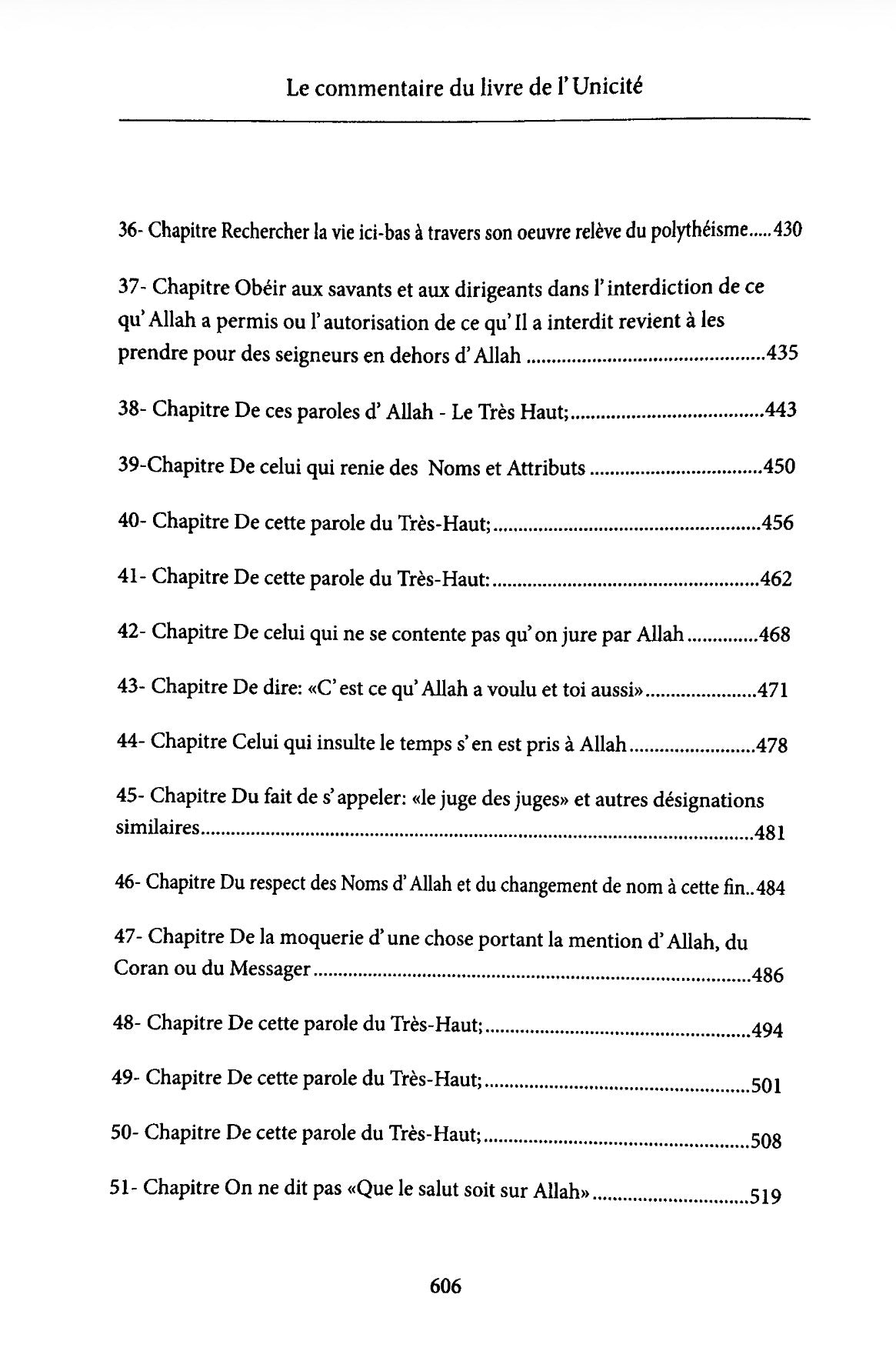 Charh Kitab At-Tawhid : Le Commentaire Du Livre de L'Unicité, par Abd Ar-Rahmân Ibn Nâsir Ibn Sa'dî