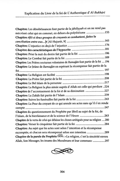 Explication du Livre de La Foi de L'authentique d'Al-bukhari