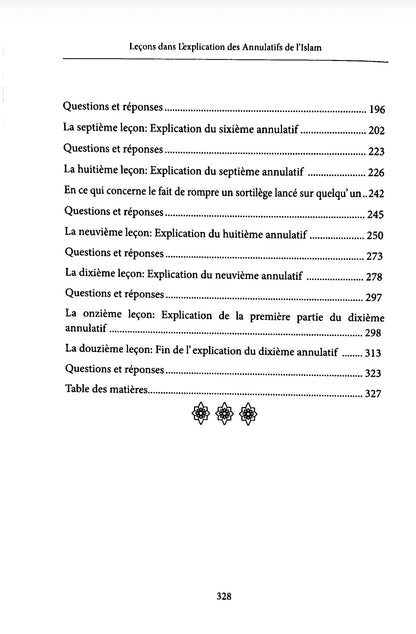 L'explication des annulatifs de l'Islam par Cheikh Salih Al-Fawzan