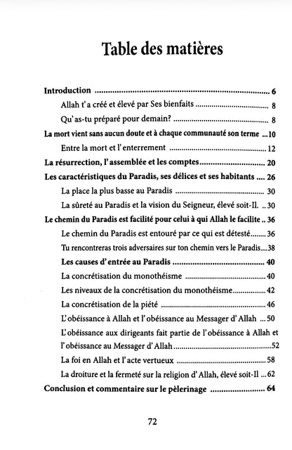 Les causes d'entrée au Paradis, de Sulayman Ar-Ruhayli (Français-Arabe)