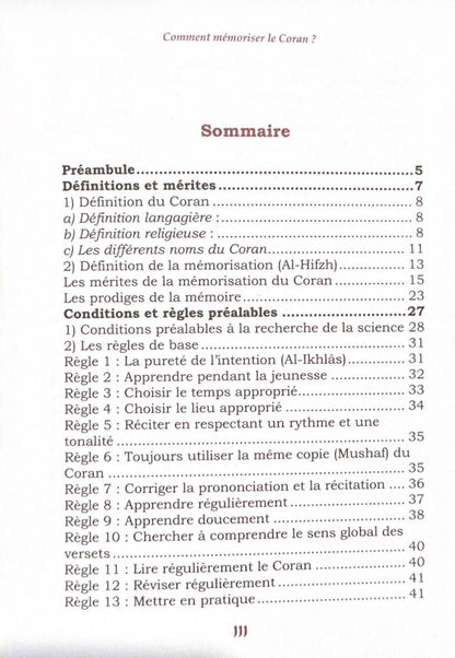 Comment mémoriser le Coran ?