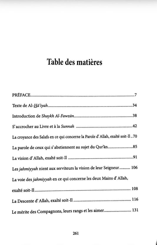 Commentaire du Poème Al-Hâ'iyah