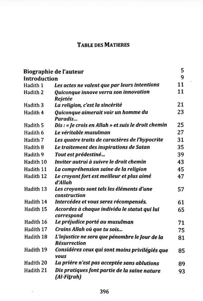 L'explication de 99 hadiths concis