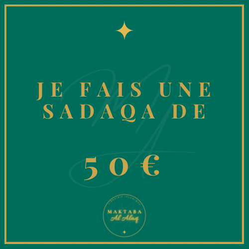 Je fais une sadaqa de 50€