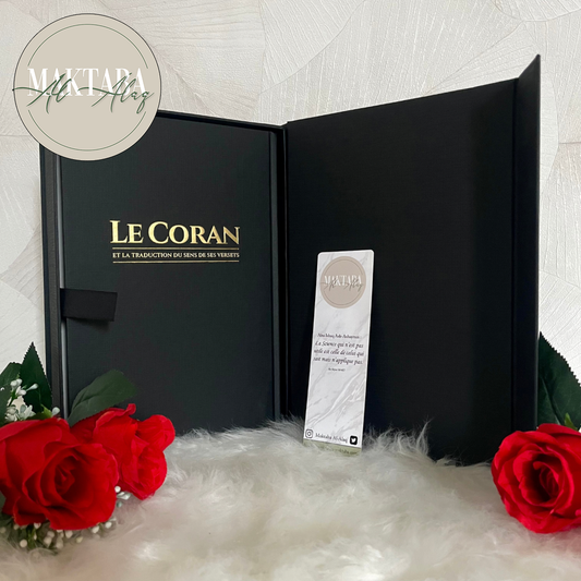 Coran Édition Tawbah (Français/Arabe) - Coffret Grand Format 30 x 21 cm